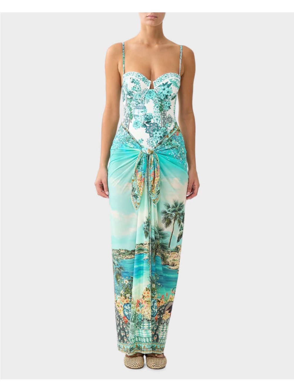 Camilla Balearic Bebe Multiwear Long Sarong Coverup